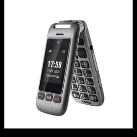 Telefon na tipke Artfone G6 preklop Silver