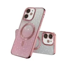 MagSafe glitter maskica iPhone 13 Pro Max Pink