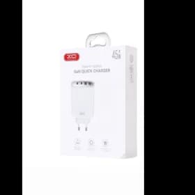 Kucni punjac XO CE22 2USB-C+ 2USB-A 45W White - glava