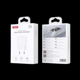 Kucni punjac XO L167 USB-C 25W fast White - glava