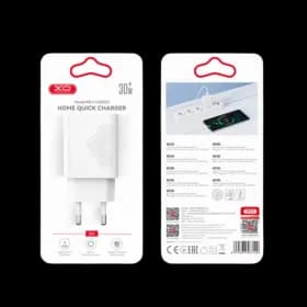 Kucni punjac XO L162 ulaz C 30W white + Type-C cable
