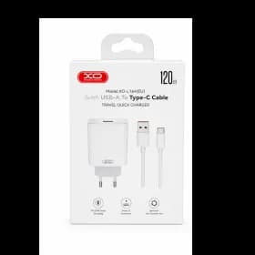 Kucni punjac XO L164 USB 120W fast kabal USB na C
