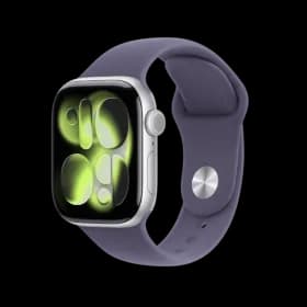 Apple Watch Series 11 GPS 42mm Silver Aluminium Case With Purple Fog SB MEU64 S/M