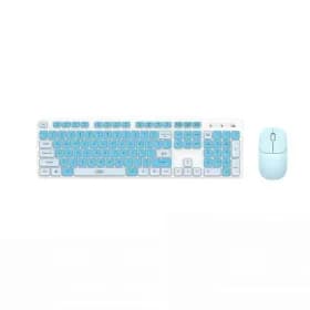 Tastatura XO KB-05 wireless + miš Blue